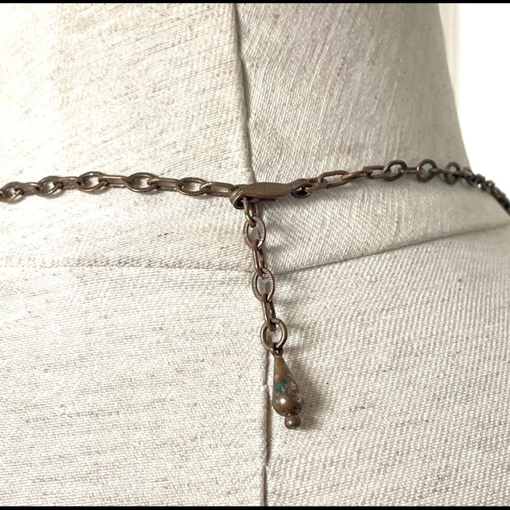Renoir Copper  mid century link design choker necklace - Picture 6 of 11